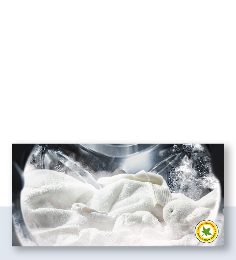 Steam elimina el 99.9% de alérgenos de sus prendas