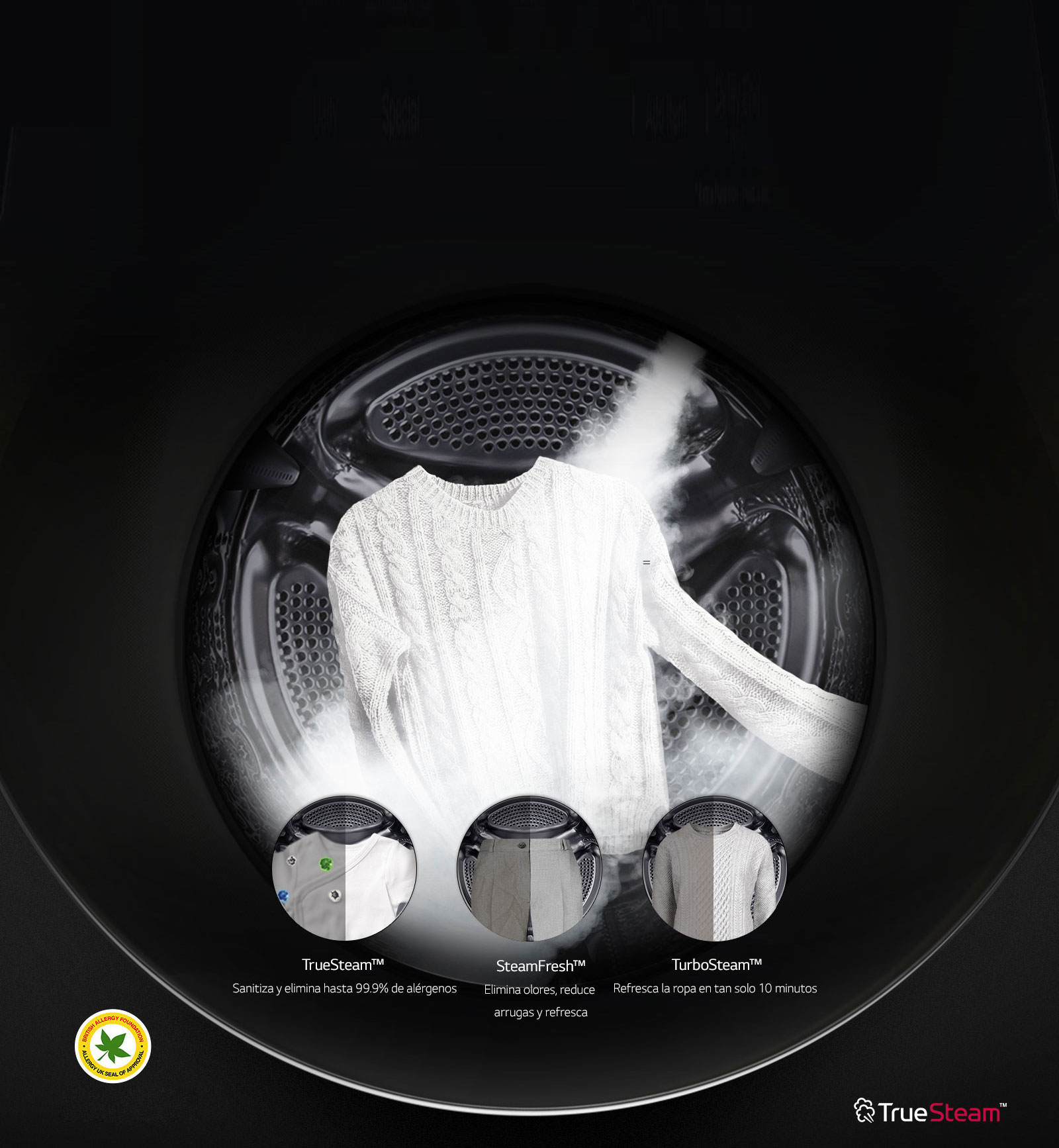 Elimina el 99% de los alérgenos<br>1