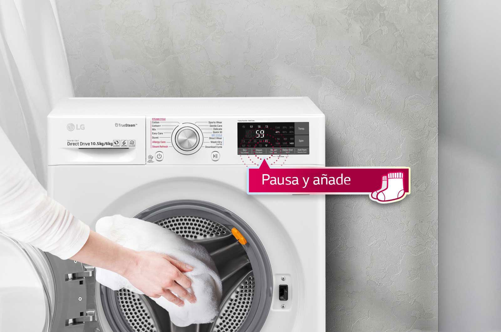 Pasua y añade más ropa