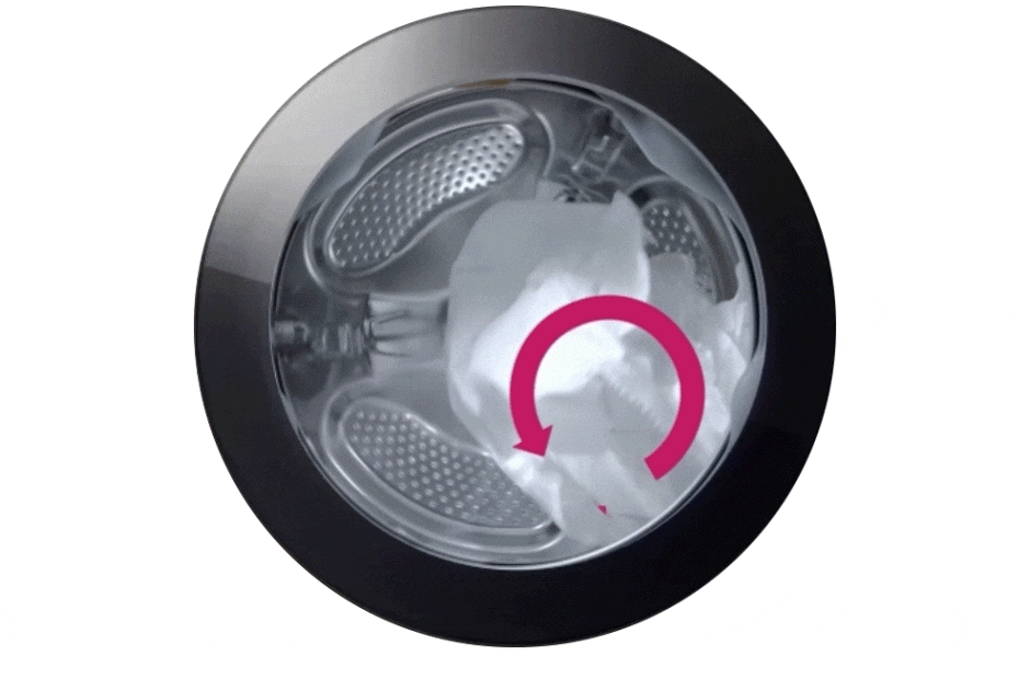 "El movimiento de lavado enrollado "