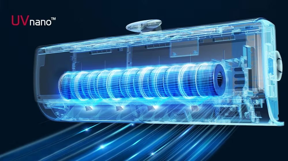 Esteriliza el aire frío emitido por la tecnología UV LED una vez más.