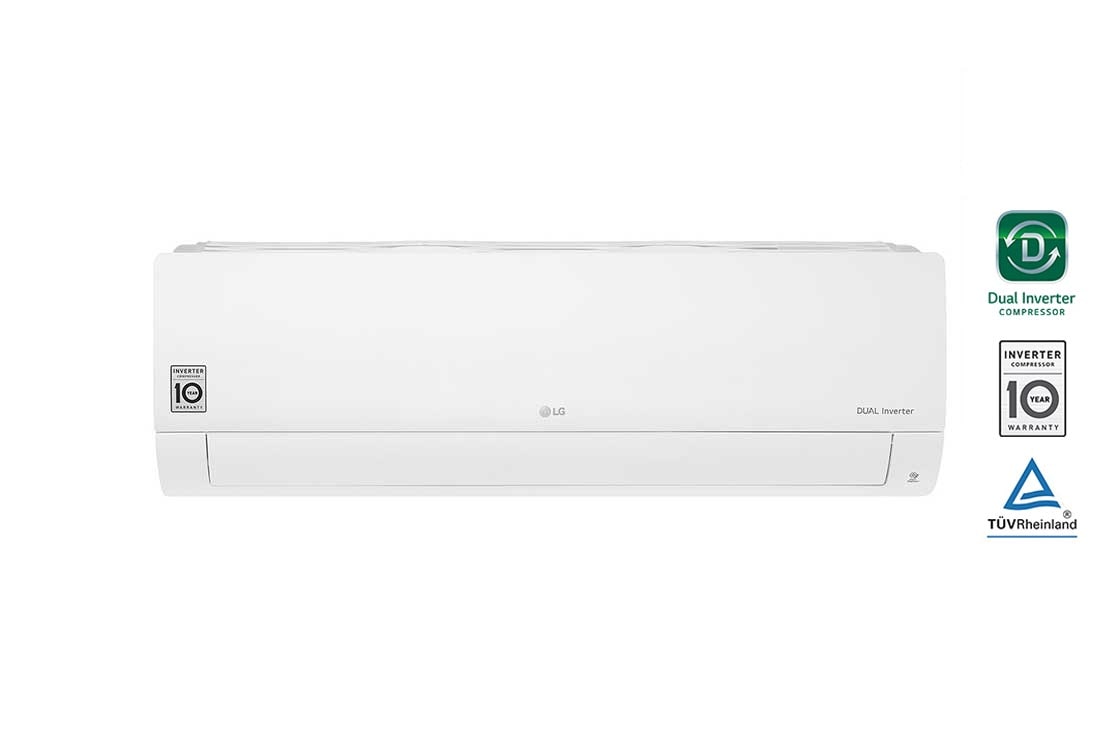 LG DUALCOOL Aire Acondicionado Split Inverter 18.000 BTU, JetCool, JetDry, Filtro Antialérgias, VM182C6A