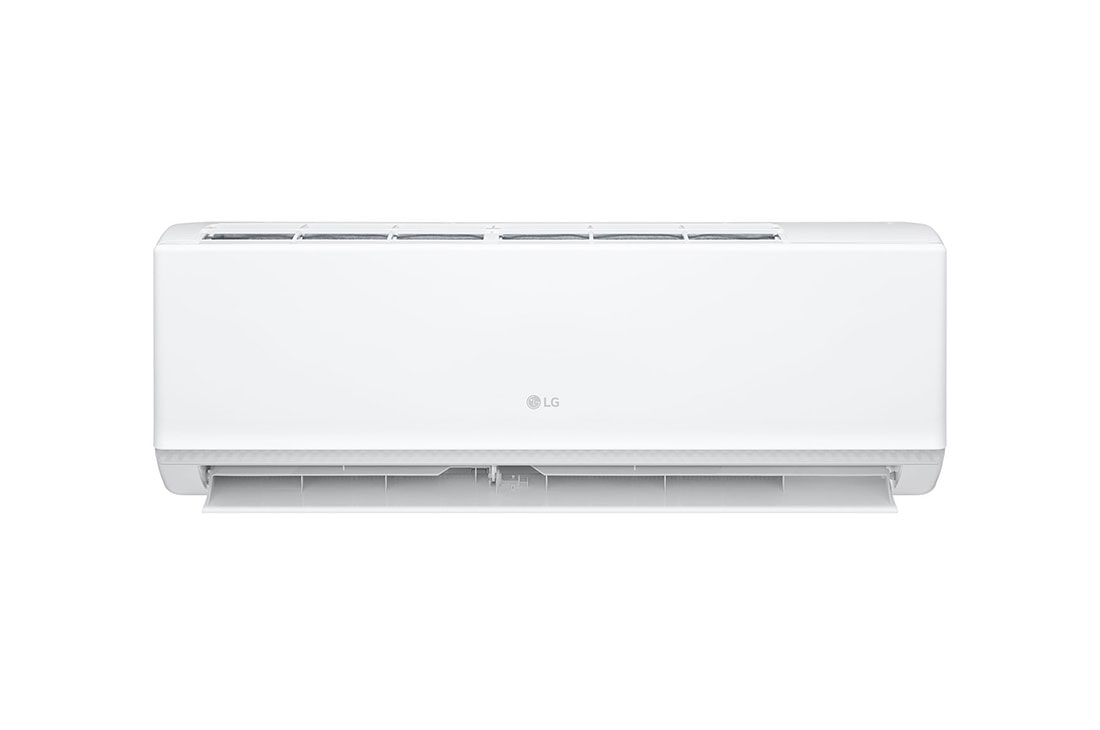 LG Aire acondicionado Split 24,000 BTU LG oscilación automática Auto diagnóstico, vista frontal con frente abierto, SX242CL3, thumbnail 2