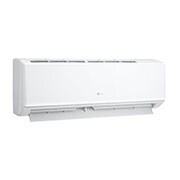 LG Aire acondicionado Split 24,000 BTU LG oscilación automática Auto diagnóstico, vista lateral izquierda con frente abierto, SX242CL3, thumbnail 6
