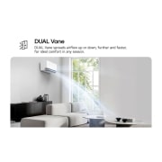 LG Aire Acondicionado DUALCOOL AI Air de 24,000 BTU/h ThinQ™, Life-style2-view, VF242C31, thumbnail 4