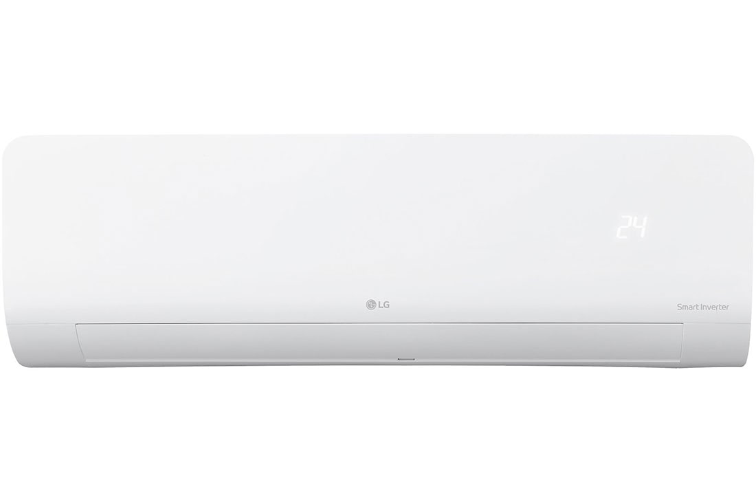 LG Aire acondicionado LG Split Inverter de 24000 BTU, front view, VK242C31