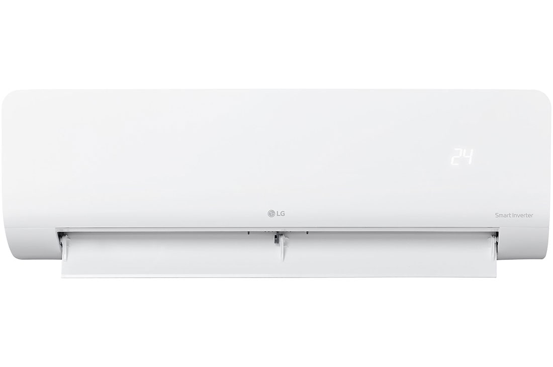 LG Aire acondicionado LG Split Inverter de 24000 BTU, front view with front opened, VK242C31, thumbnail 4