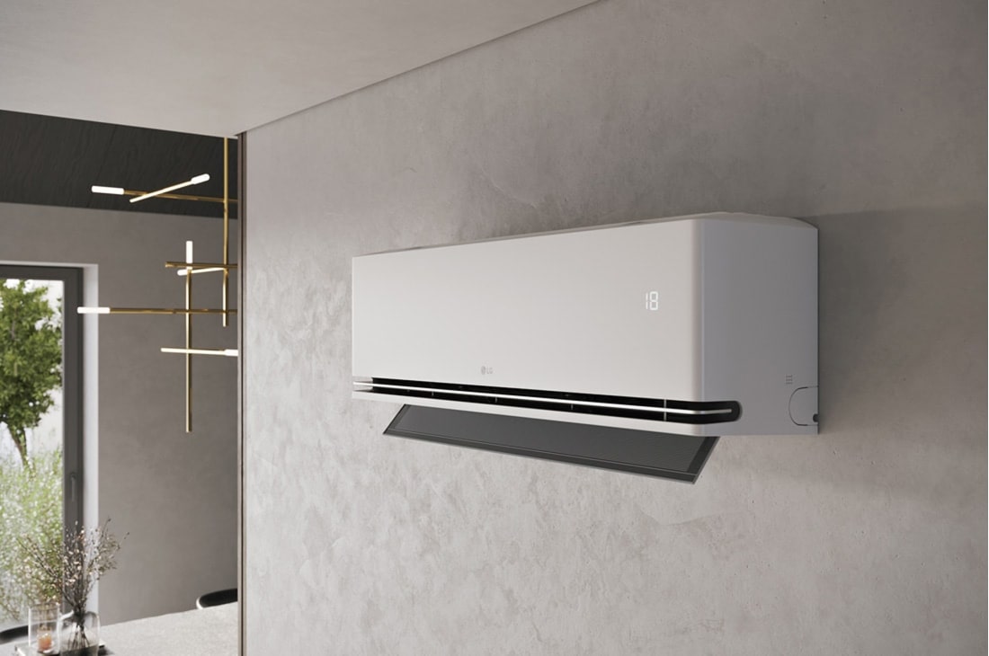 LG Aire Acondicionado DUALCOOL AI Air de 18,000 BTU/h ThinQ™, right side view, VK182C31, thumbnail 9