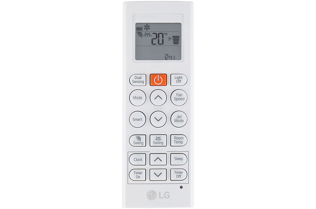 LG Aire Acondicionado DUALCOOL AI Air de 18,000 BTU/h ThinQ™, Air conditioner remote control image, VK182C31, thumbnail 13