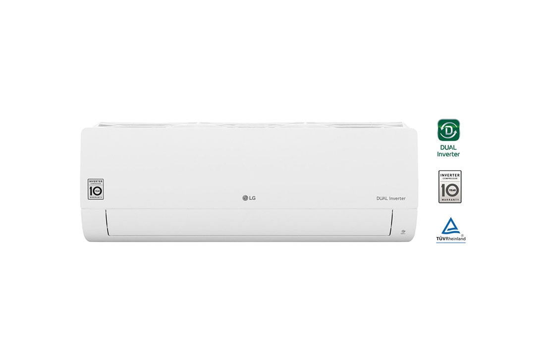 LG Aire Acondicionado Split DUALCOOL 12,000 BTU VM122C8, font view, VM122C8