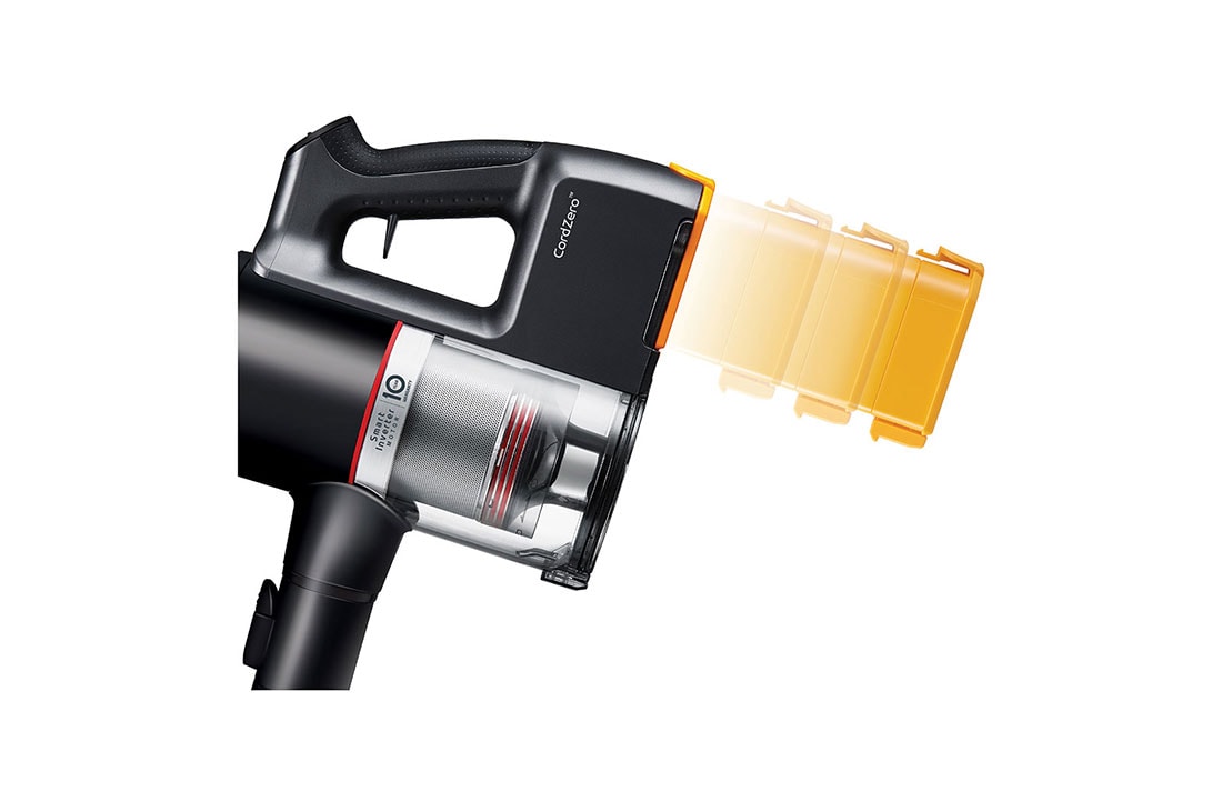 LG Aspiradora sin cables LG CordZero™ A9: negro, vista superior, A913BM, thumbnail 8