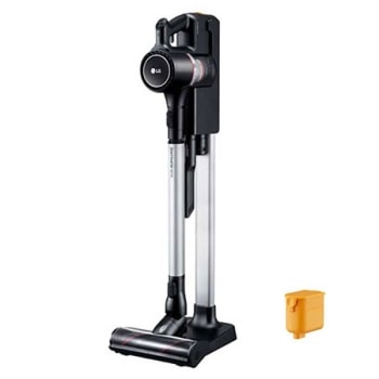 vista lateral de -45 grados en una estación de carga con 2 baterías recargables1