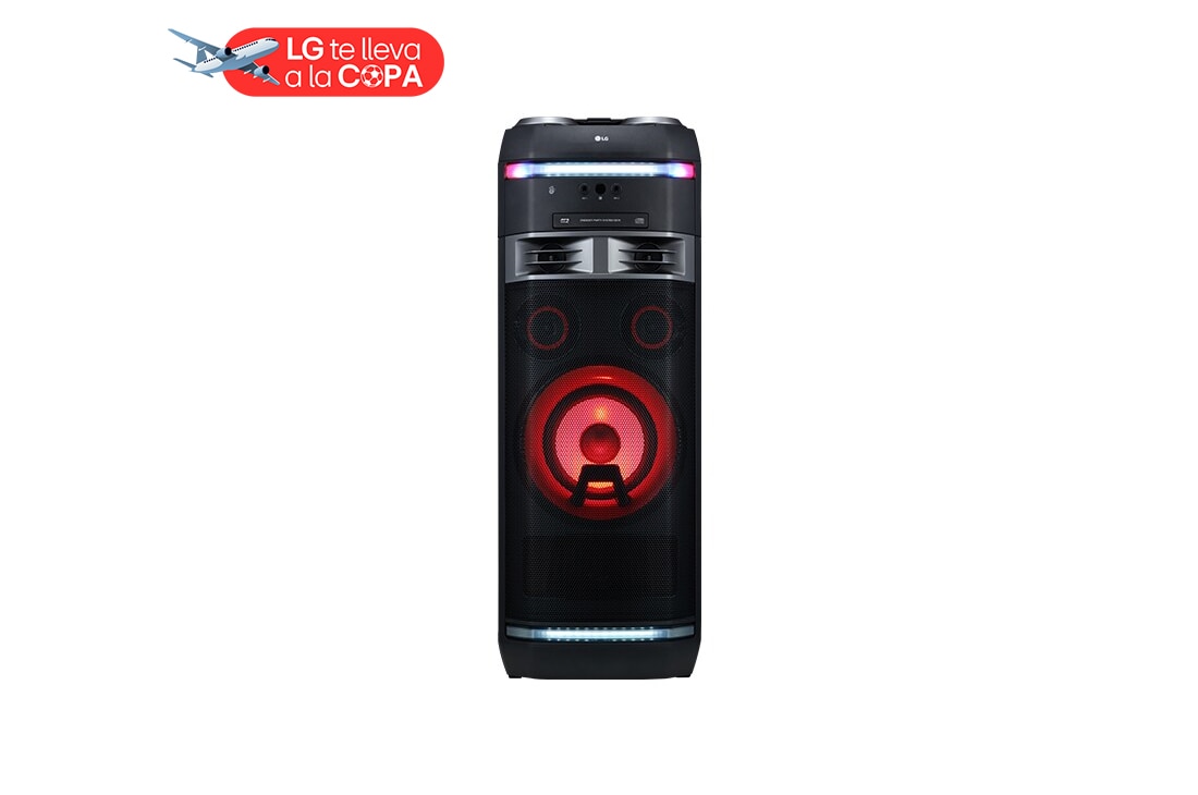 LG XBOOM OK75 1.000W RMS, Karaoke (2Mic), Multi Bluetooth, Portatil (Rueda y Manija), OK75