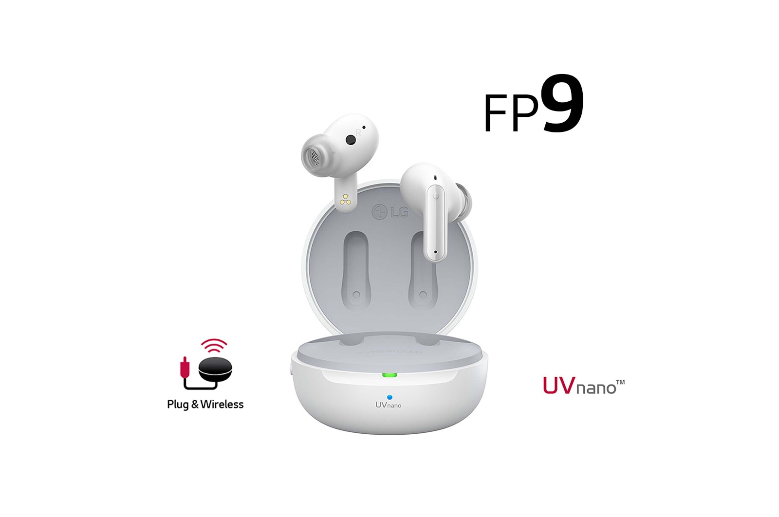 LG Auriculares True Wireless Bluetooth 5.2 con cancelación de ruido y conversor inalámbrico | Ecuador