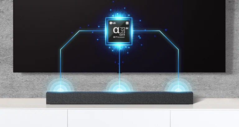 Imagen del procesador Alpha 9 que hace que los televisores LG tengan una calidad de imagen extraordinaria