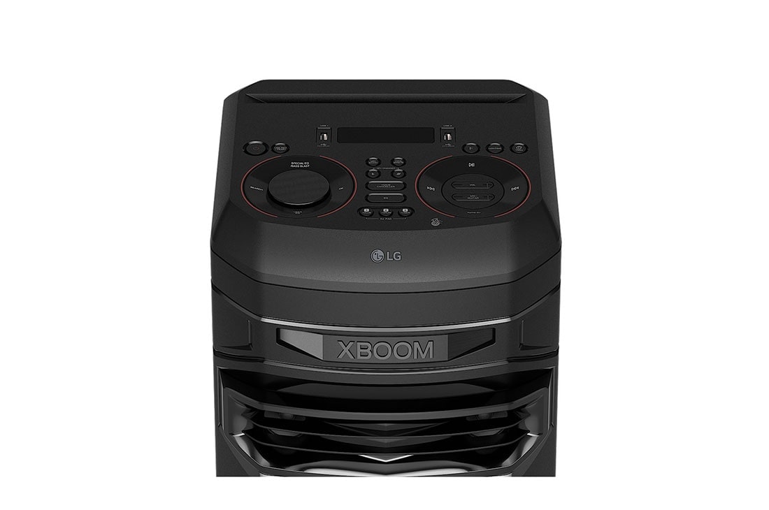 LG Torre de sonido LG XBOOM RNC7 | Karaoke Star | Potenciador de bajos | Doble salida de medios | DJ App y DJ Pad | Super Bass Boost | Multi Bluetooth, vista superior -30 grados, RNC7, thumbnail 6