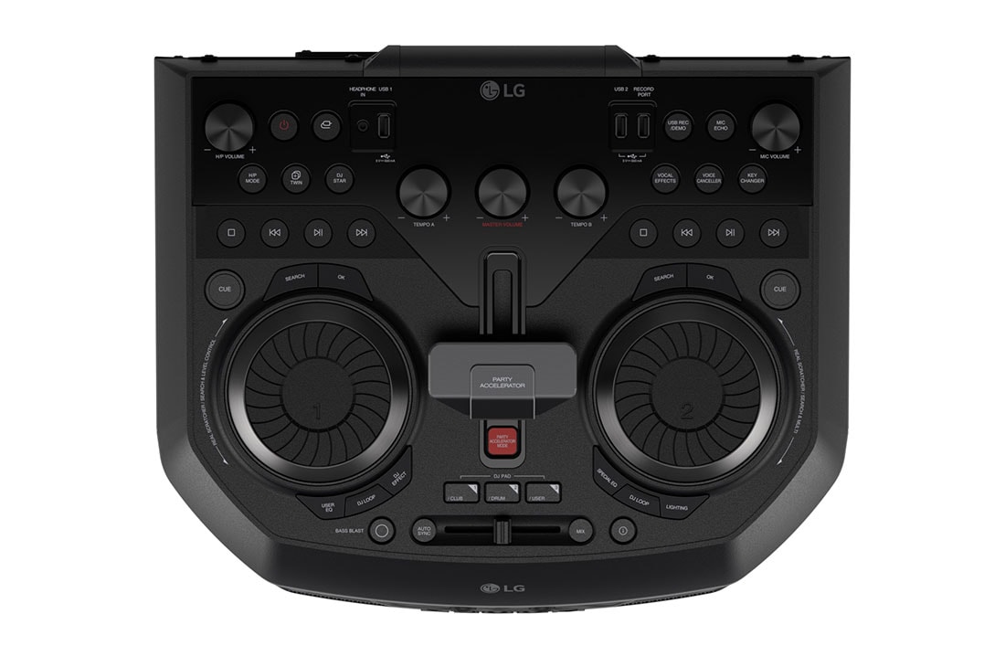 LG XBOOM OK99M | 2000W | Karaoke Star | Pro DJ Wheel | Iluminación, Display  view, OK99M, thumbnail 5