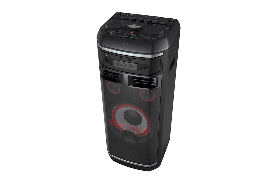 LG XBOOM OK99M | 2000W | Karaoke Star | Pro DJ Wheel | Iluminación, Top view Right  side, OK99M, thumbnail 7