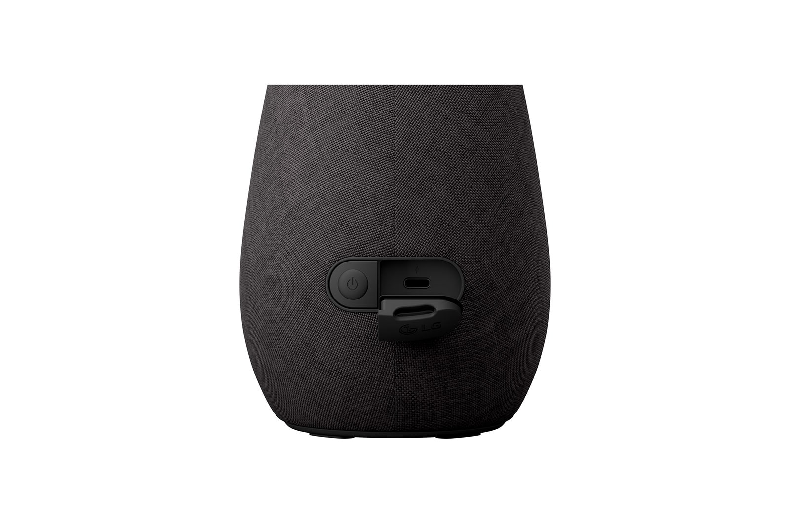 LG Bocina Portátil LG XBOOM 360 XO2TBK IP55 sonido omnidireccional 10W hasta 15hrs de Batería, color negro, Bottom view, XO2TBK, thumbnail 8