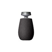 LG Bocina Portátil LG XBOOM 360 XO2TBK IP55 sonido omnidireccional 10W hasta 15hrs de Batería, color negro, Back view, XO2TBK, thumbnail 2