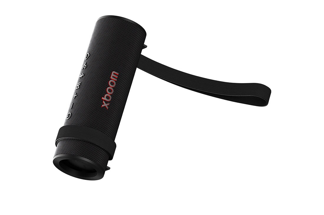 LG xboom Grab by will.i.am | Bocina Bluetooth portátil | 30W | 20 horas de duración | IP67 | Resistencia militar | Negro, side view, GRAB, thumbnail 12