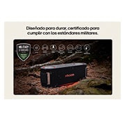 LG xboom Bounce by will.i.am | Bocina Bluetooth portátil | 40W | 30 horas de duración | IP67 | Resistencia militar | Negro, USB cards, BOUNCE, thumbnail 10