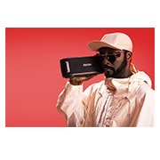 LG xboom Bounce by will.i.am | Bocina Bluetooth portátil | 40W | 30 horas de duración | IP67 | Resistencia militar | Negro, USB cards, BOUNCE, thumbnail 13