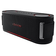 LG xboom Bounce by will.i.am | Bocina Bluetooth portátil | 40W | 30 horas de duración | IP67 | Resistencia militar | Negro, side view, BOUNCE, thumbnail 7