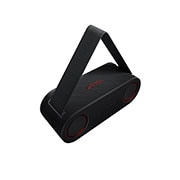 LG xboom Bounce by will.i.am | Bocina Bluetooth portátil | 40W | 30 horas de duración | IP67 | Resistencia militar | Negro, side view, BOUNCE, thumbnail 8