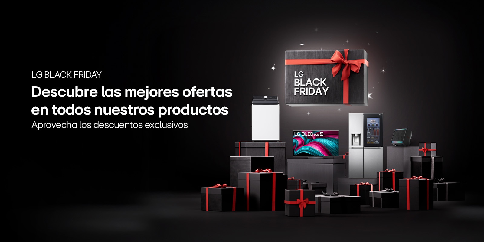 Se coloca un recuadro rojo con el texto “LG Streaming Week”.