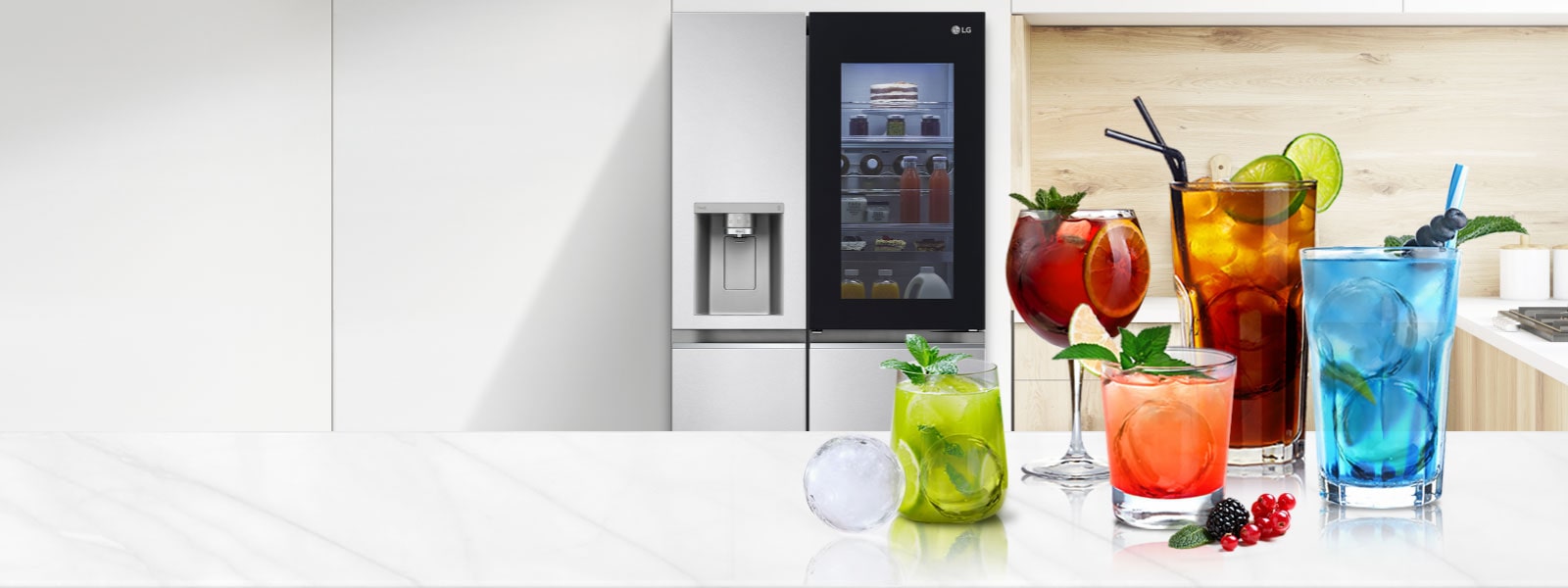 LG Side by Side con Craft Ice™