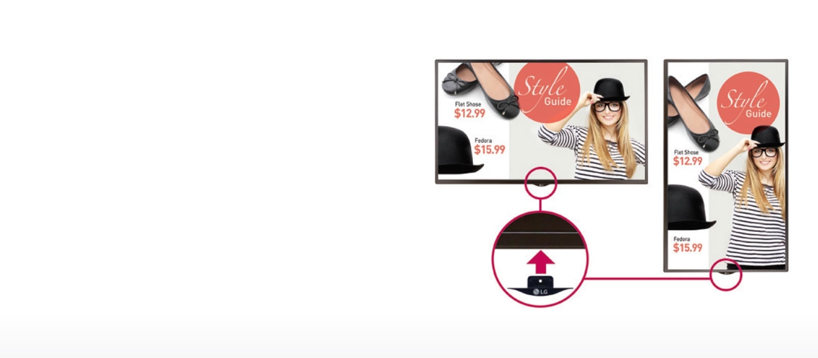 Logotipo desmontable<br>1