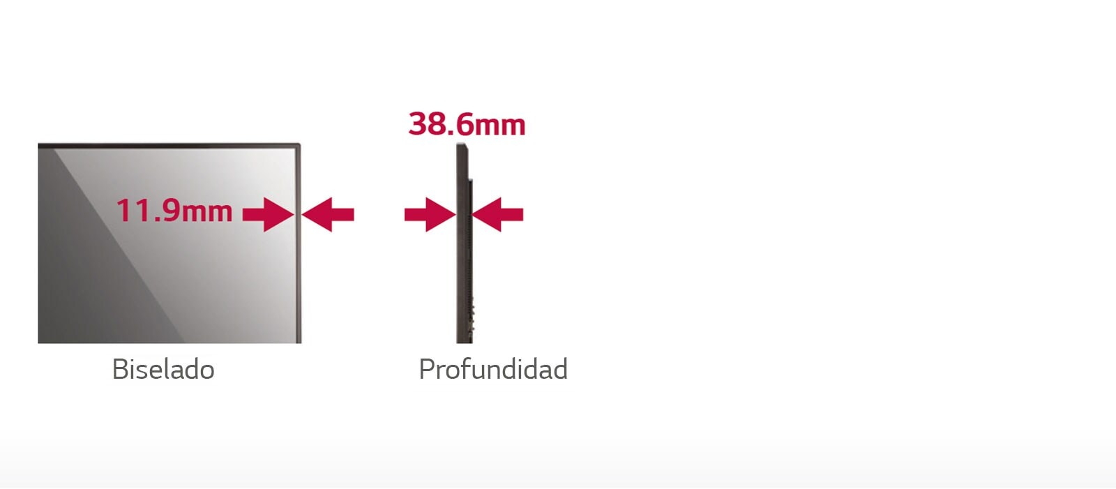 Marco y profundidad más finos<br>1