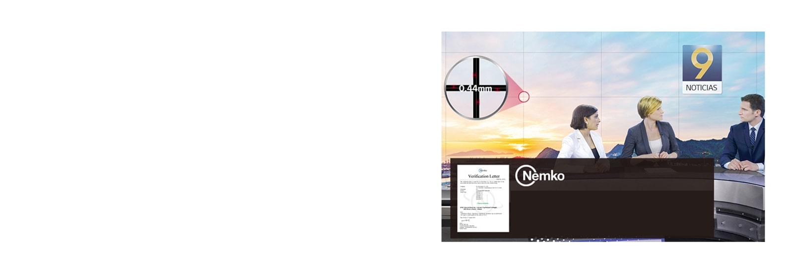 El revolucionario bisel plano de 0.44 mm1