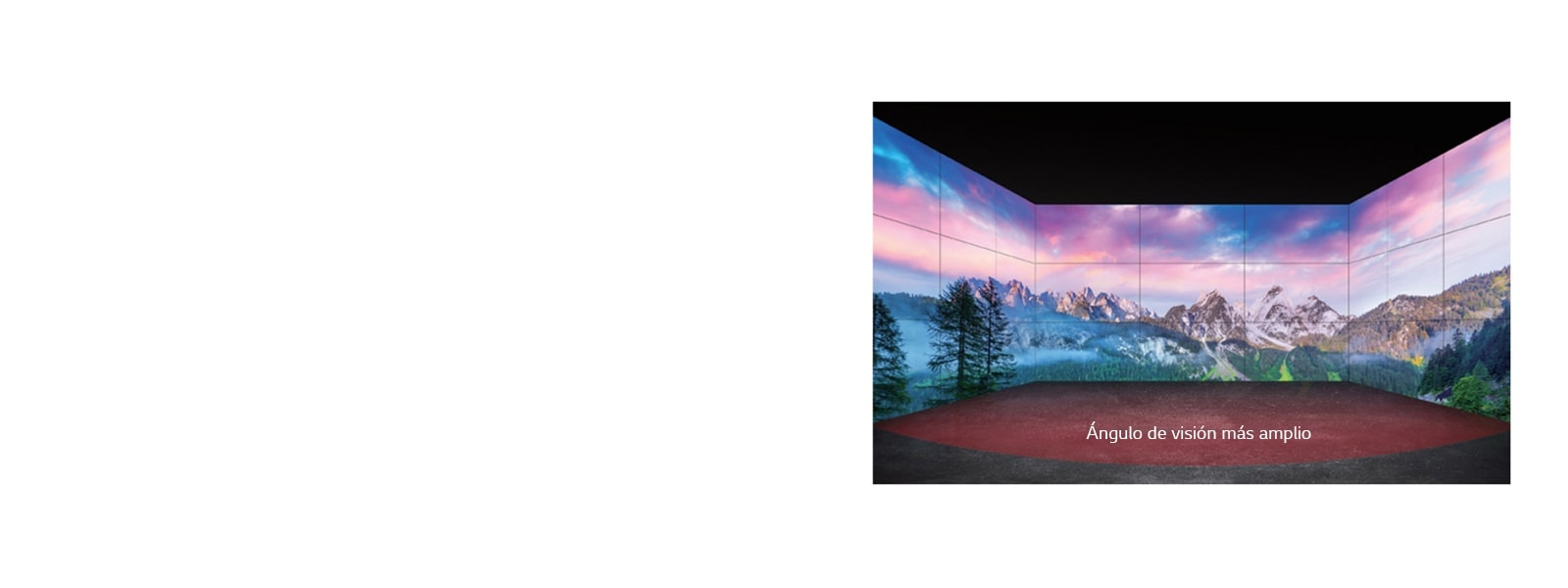 Ángulo de visión más amplio1