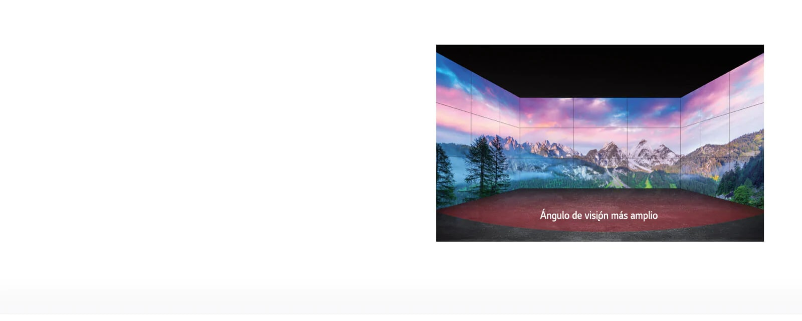 Ángulo de visión más amplio1