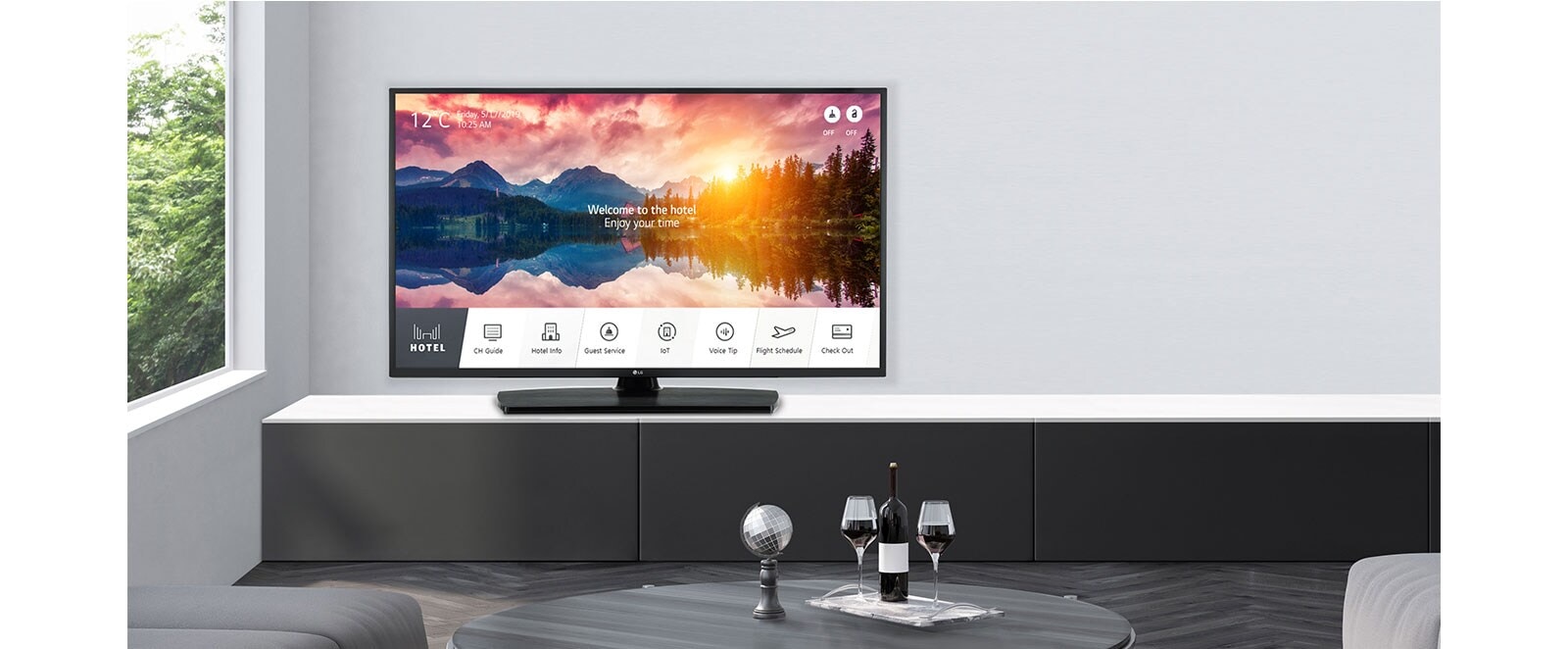 TV para Hotelería Inteligente 4K UHD con Soluciones Pro:Centric y b-LAN Incorporado