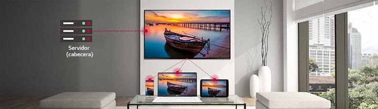 Un televisor presenta SoftAP, que es una función WiFi "virtual", a otros dispositivos.