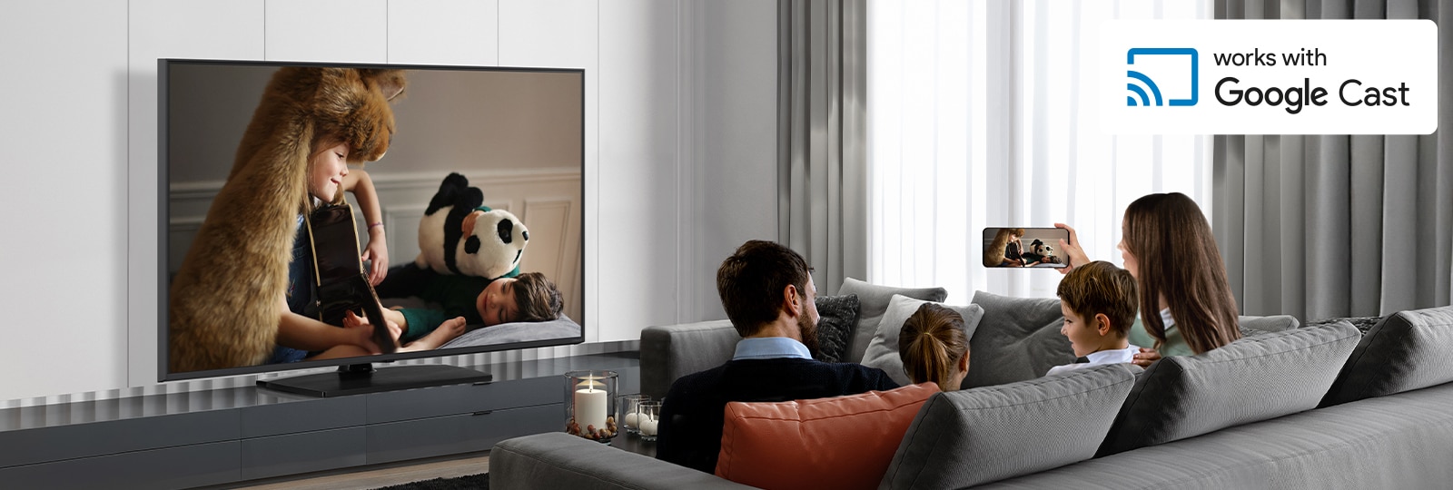 Los huéspedes del hotel utilizan Google Cast para conectar su smartphone al televisor de la habitación y acceder a contenidos.