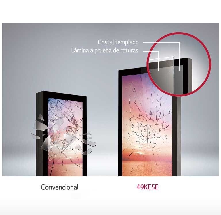 Cristal protector para la seguridad