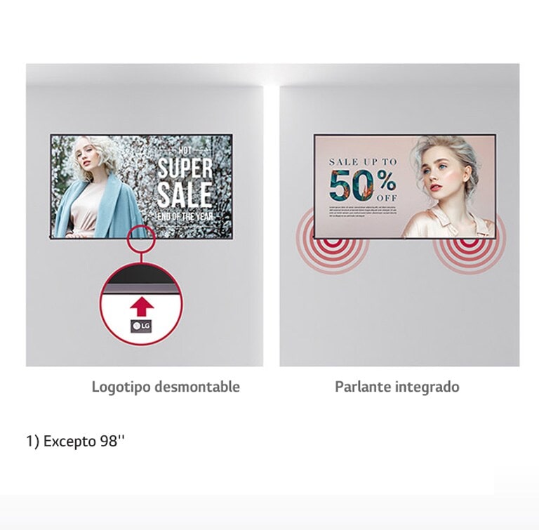 Logotipo desmontable y parlante incorporado2