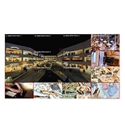 LG Video Wall con Bisel Uniforme 55'' 700 nits FHD 0.44mm, vista frontal con imagen en relleno, 55VSH7J-H, thumbnail 1