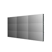 LG Video Wall con Bisel Uniforme 55'' 700 nits FHD 0.44mm, Vista lateral de -45 grados de un conjunto 3x3 pantallas, 55VSH7J-H, thumbnail 11