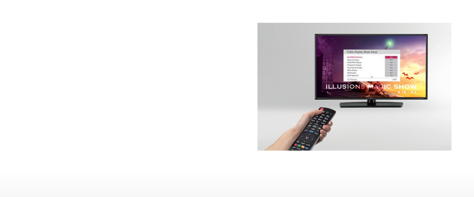 Modo de pantalla pública