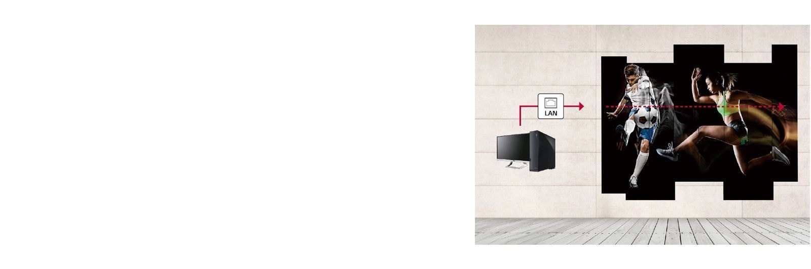 Conexión en cadena margarita LAN