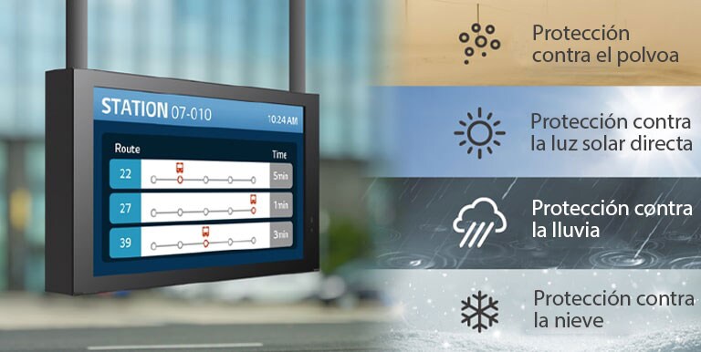 Protección asegurada con diseño IP56