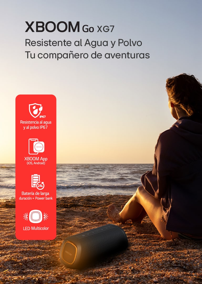 Disfruta del sonido excepcional y portátil de los parlantes Bluetooth XBOOM Go