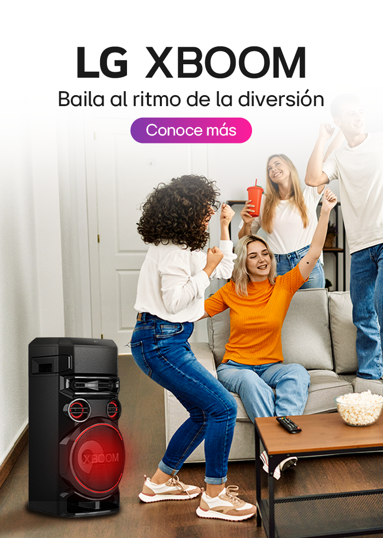 Descubre el nuevo sonido 360º con LG XBOOM 360º RP4
