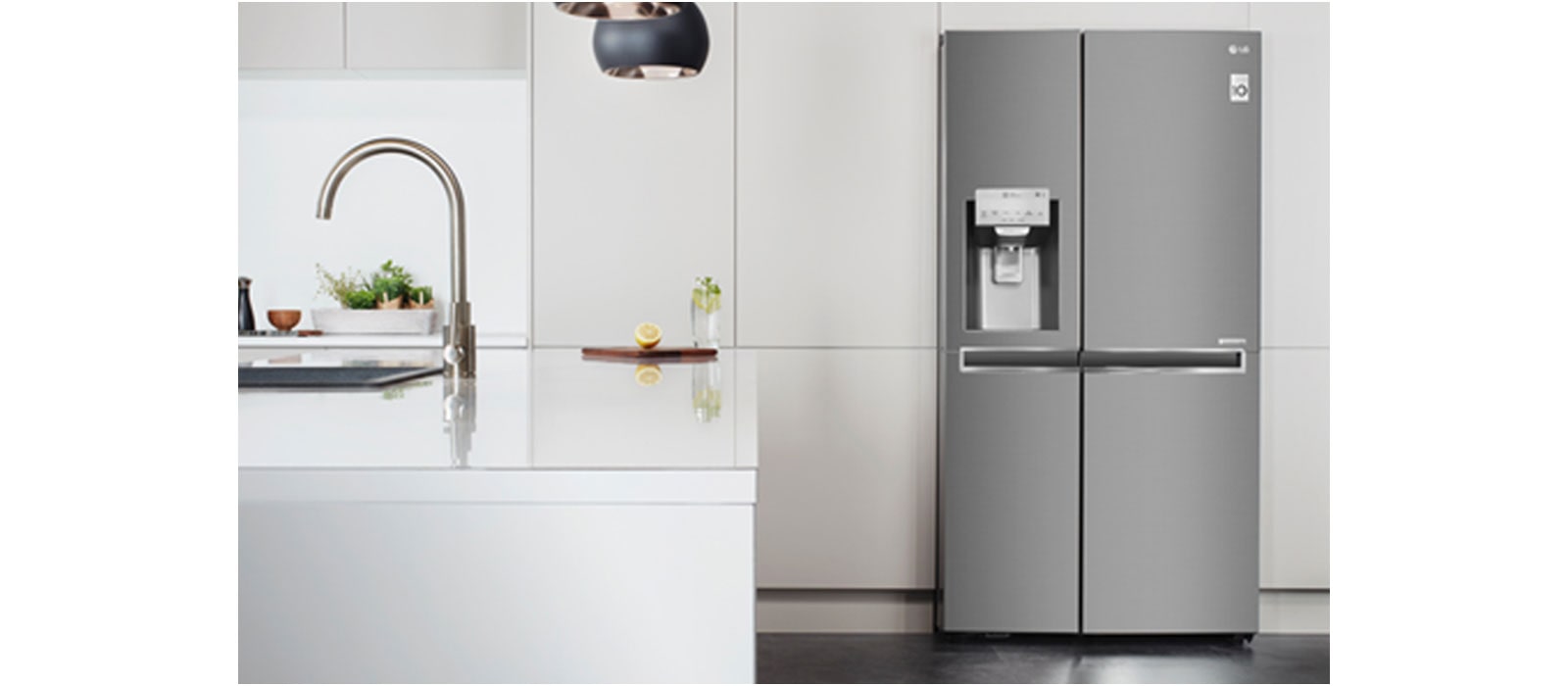 Frigorífico-Congelador LG Frost-Free en el hogar.