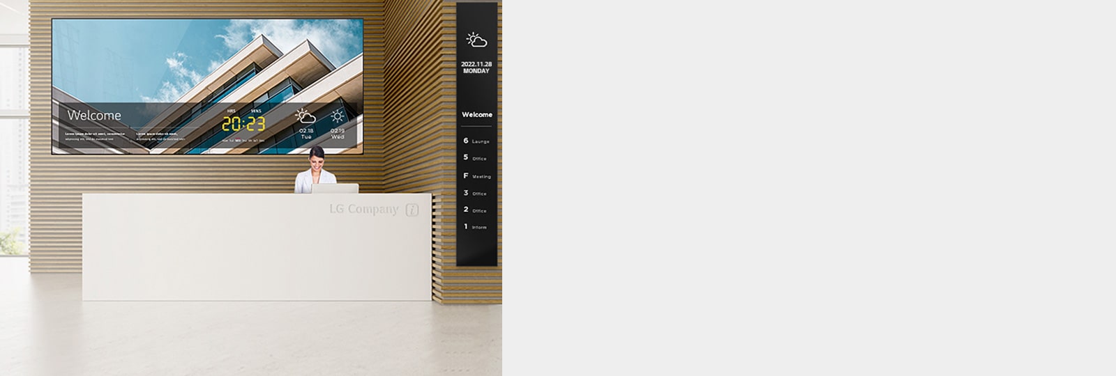 LG LED Display Lounge